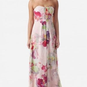 GOJJI TREASURED ORCHID MAXI DRESS PALE PINK